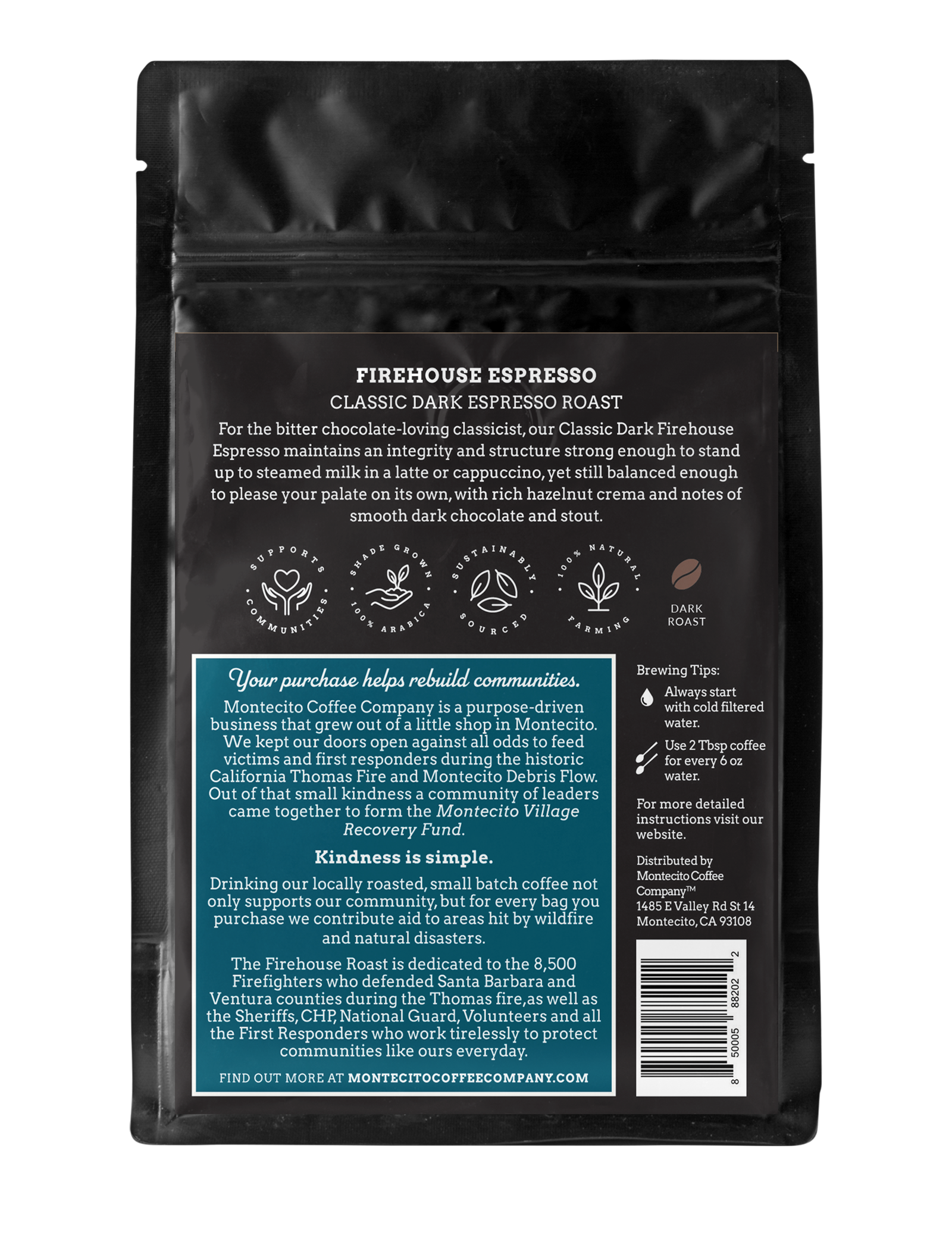 FIREHOUSE ESPRESSO Classic Dark Espresso Roast